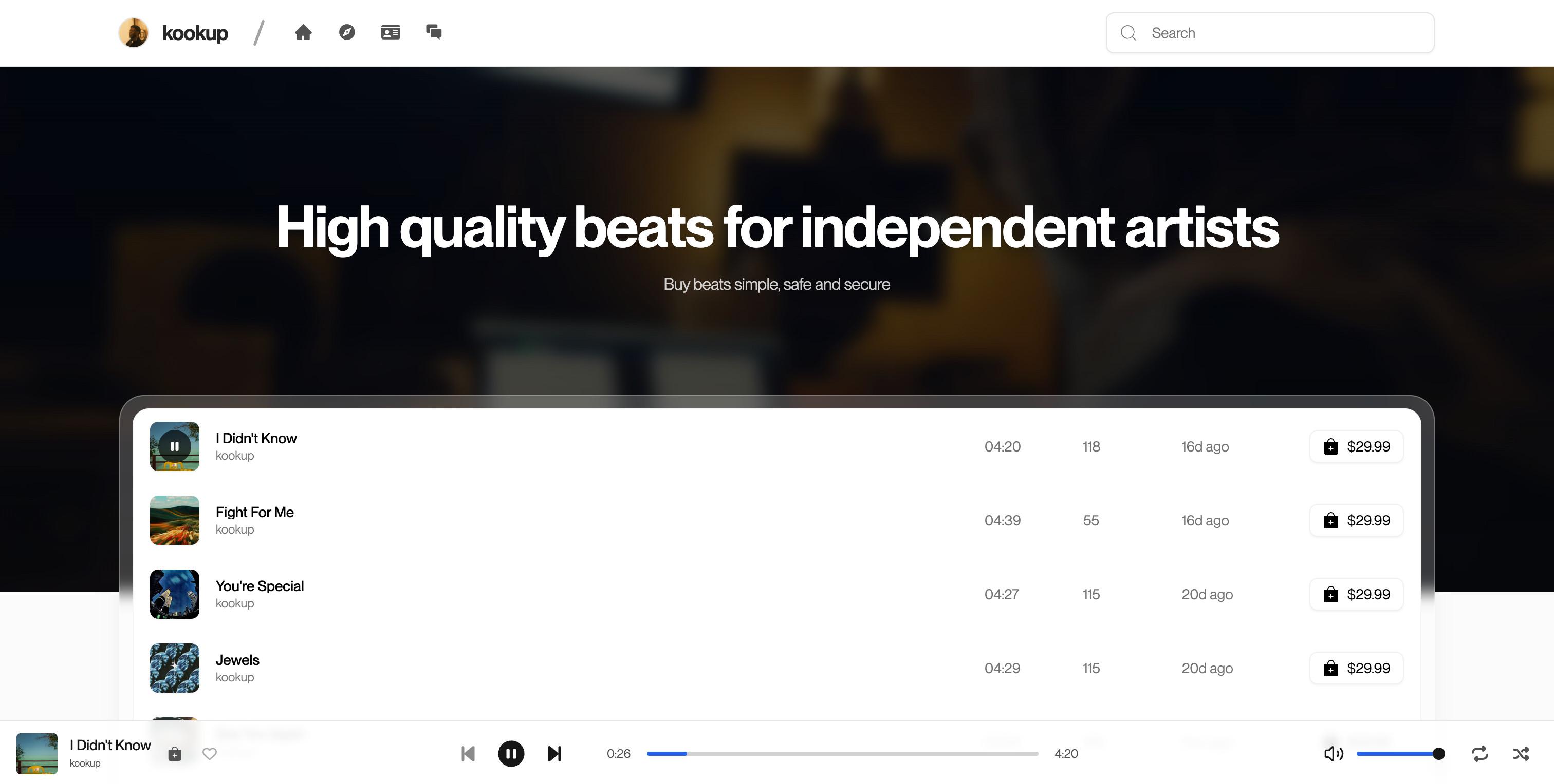 SoundSeam Storefront