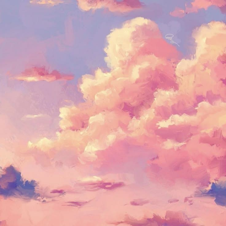 "Cotton Candy Clouds" Afrosoul type beat artwork by TheAfronaught