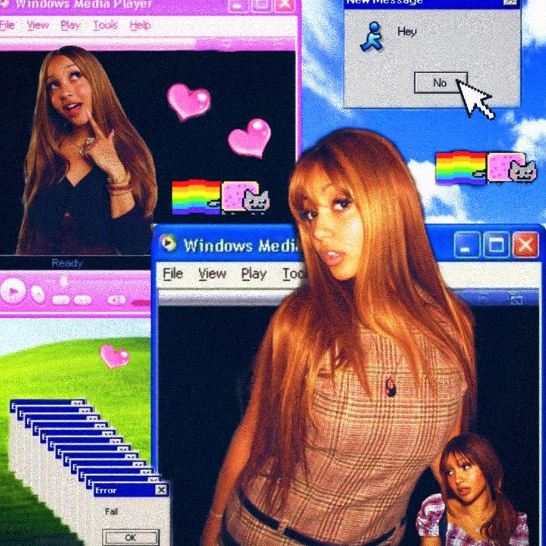 luv u anyway | pinkpantheress artwork by Kabeh